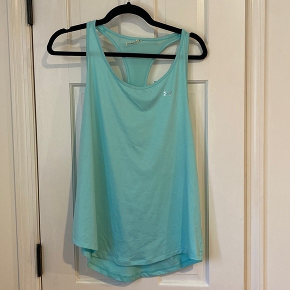 Under Armour Tops - Lightly used Under Armour heat gear razor back loose style tank top size XL